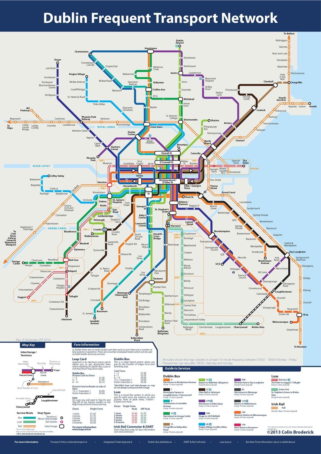 autobusna karta Dublin