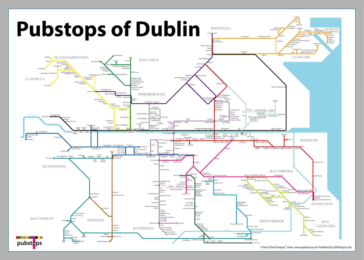 karta Dublin pubs
