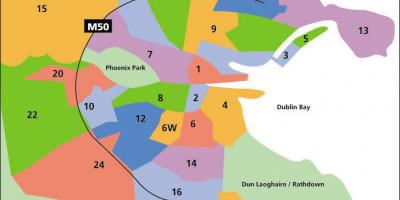 Karta Dublin području