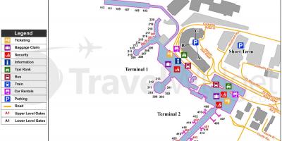 Karta zračna luka Dublin